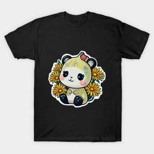 "Enchanted Whimsy: A Delightfully Cute Animal with a Marvelous Design" T-Shirt